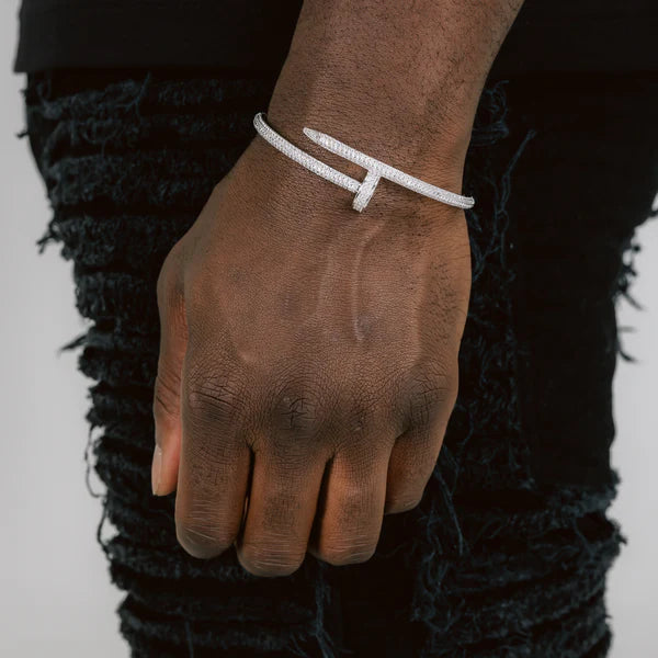 Iced out Prong Bracelet