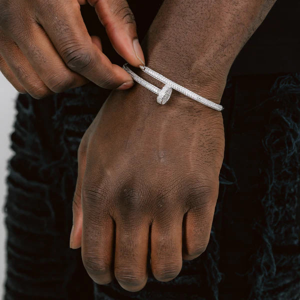 Iced out Prong Bracelet